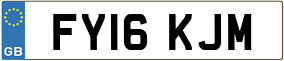 Truck License Plate